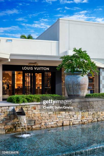 Louis Vuitton store at the Waterside Shops.