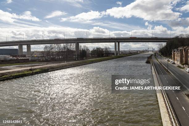 Illustration picture shows a press conference to announce a thorough renovation of the so called 'Viaduct van Vilvoorde - Viaduc de Vilvorde -...