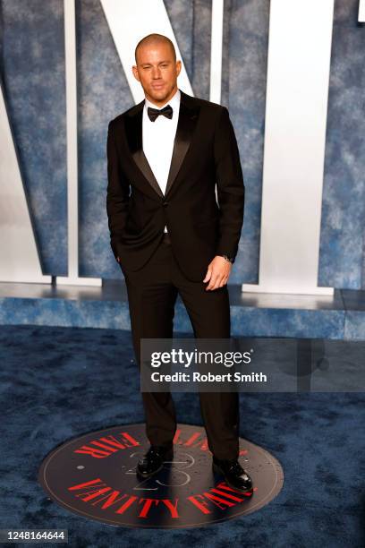 Channing Tatum attends 2023 Vanity Fair Oscar Party hosted by Radhika Jones at Wallis Annenberg Center for the Performing Arts on March 12, 2023 in...