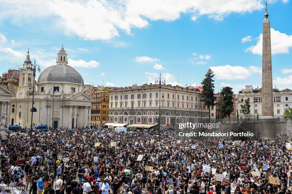 Black Lives Matter protest in Rome
