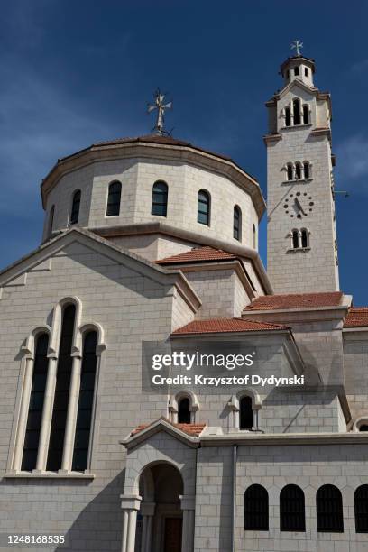 armenian catholic cathedral, beirut, lebanon - armenian church stock pictures, royalty-free photos & images
