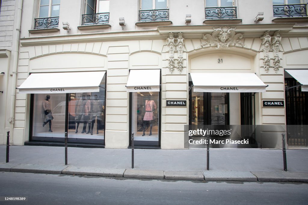Chanel In Paris A view at the CHANEL rue Cambon store as the french brand unveiled ...