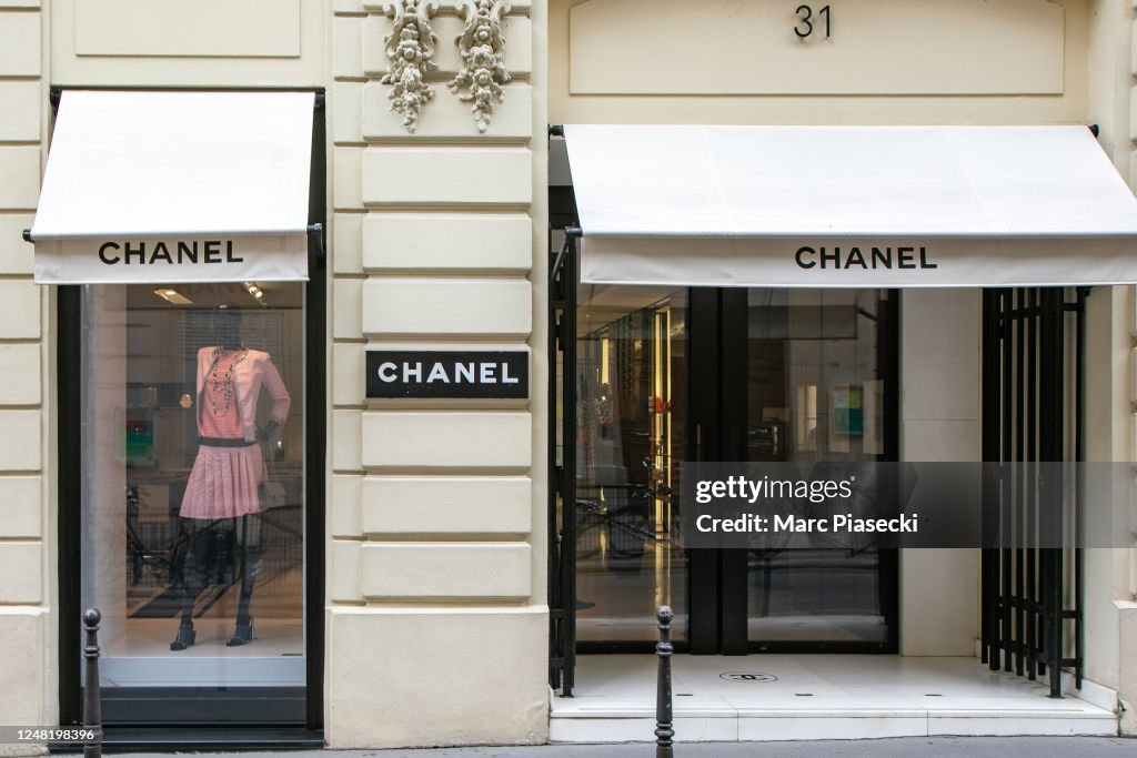 Chanel In Paris A view at the CHANEL rue Cambon store as the french brand unveiled ...