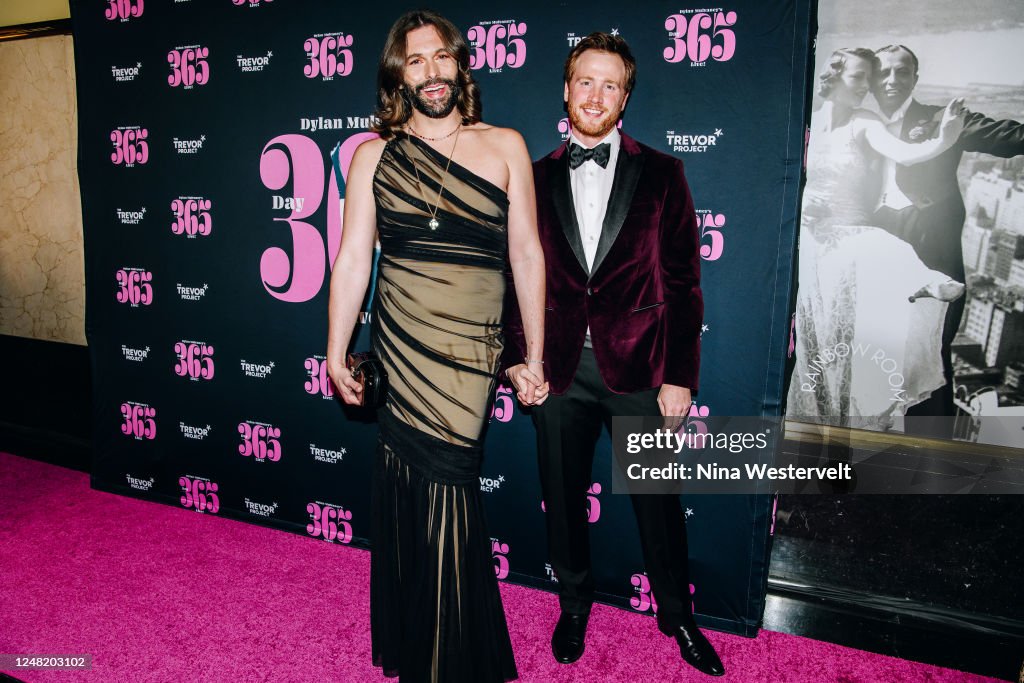 Jonathan Van Ness and Mark Peacock at Dylan Mulvaneys