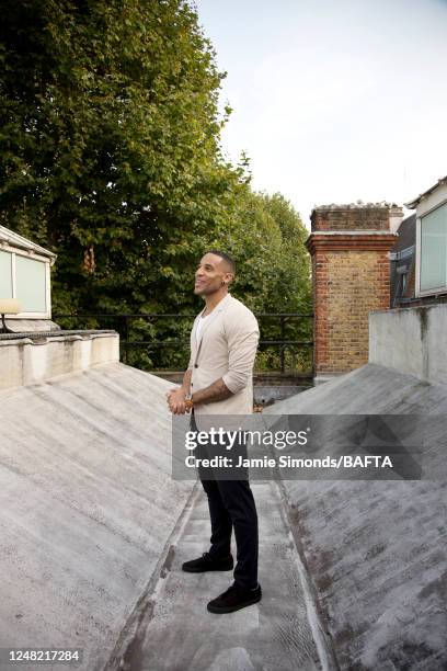 Writer and director Reggie Yates is photographed for BAFTA on September 25, 2017 in London, England.