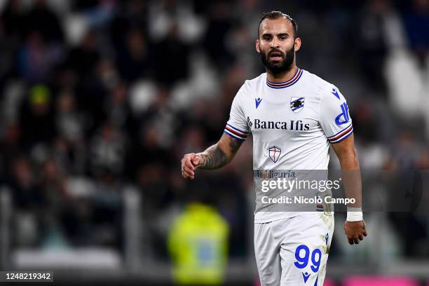 Jese Rodriguez Ruiz of UC Sampdoria looks on during the Serie A football match between Juventus FC and UC Sampdoria. Juventus FC won 4-2 over UC...