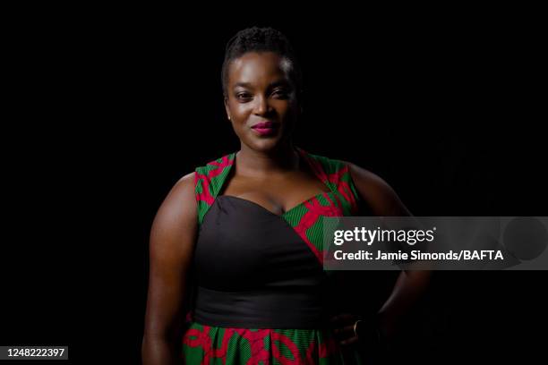 Actor Wunmi Mosaku photographed for BAFTA on April 22, 2017 in London, England.