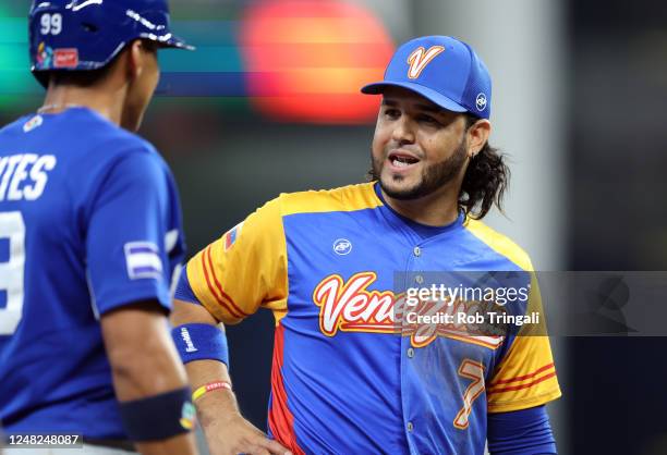 During Game 7 of Pool D between Team Nicaragua and Team Venezuela at loanDepot Park on Tuesday, March 14, 2023 in Miami, Florida.