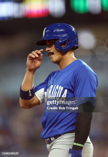 Juan Montes of Team Nicaragua is seen during Game 7 of Pool D between Team Nicaragua and Team Venezuela at loanDepot Park on Tuesday, March 14, 2023...
