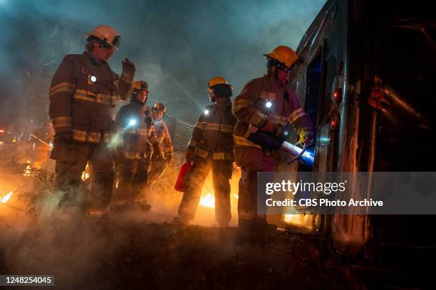 Off the Rails The crews respond to the scene of a train crash where the rescue has the potential to spiral out of control when they discover the...