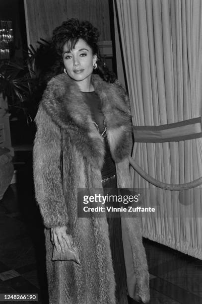 American actress Stepfanie Kramer attends the 38th Annual Primetime Emmy Awards in Pasadena, California, 21st September 1986.