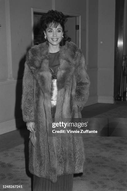 American actress Stepfanie Kramer attends the 38th Annual Primetime Emmy Awards in Pasadena, California, 21st September 1986.