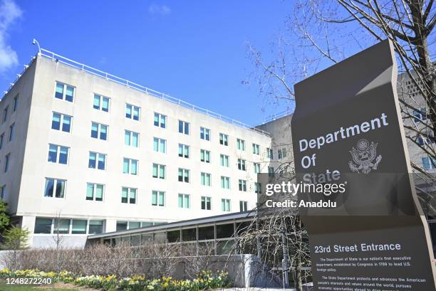United States Department of State building is seen in Washington D.C., United States on March 14, 2023.