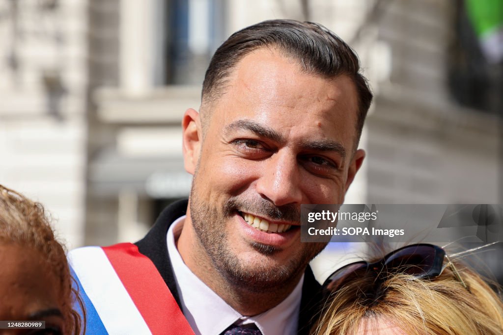 Sébastien Delogu , French deputy of the political party "La France