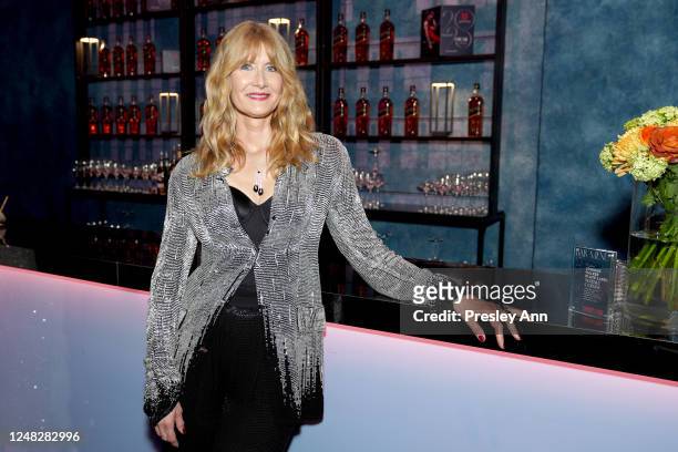 Laura Dern attends as Johnnie Walker Celebrates The Vanity Fair Oscar Party at Wallis Annenberg Center for the Performing Arts on March 12, 2023 in...