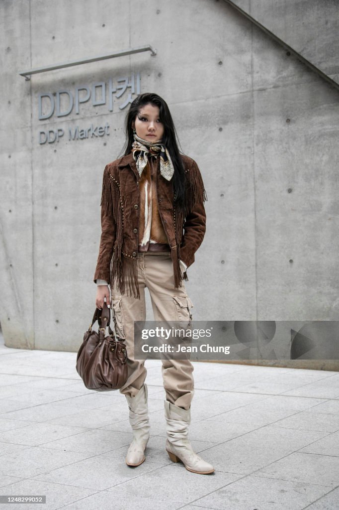 Street Style - Day One - Seoul Fashion Week AW 23