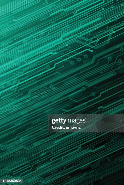 abstract technology vector background illustration - silicon stock illustrations