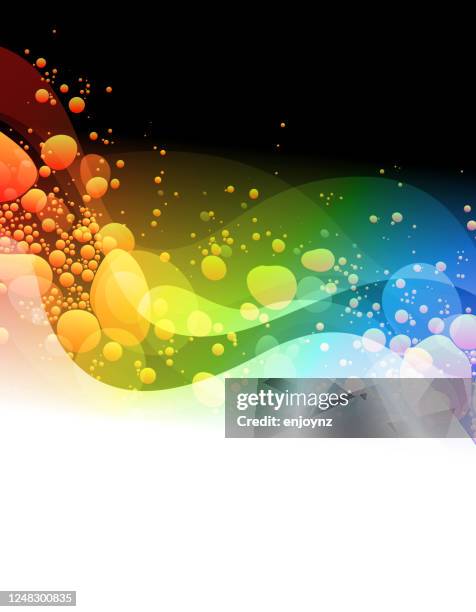 colorful rainbow vector background - lava lamp stock illustrations