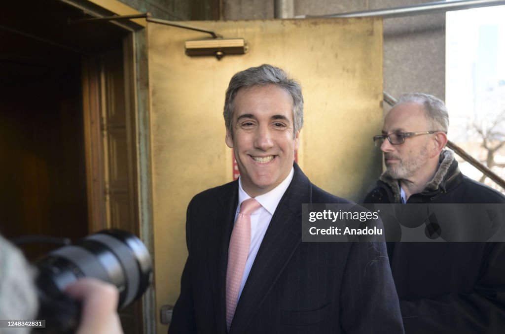Former Trump lawyer Michael Cohen testifies before grand jury