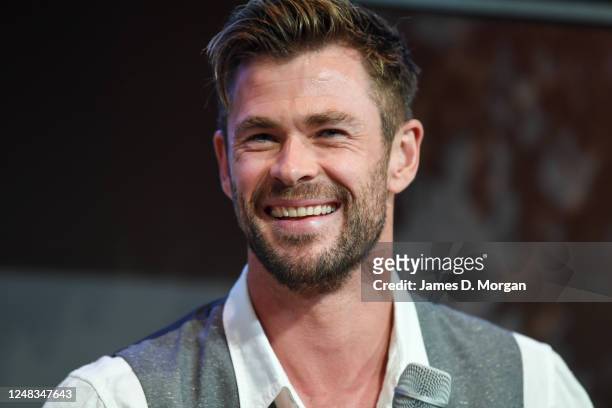 Actor Chris Hemsworth at the Sydney Opera House for the launch of the latest Tourism Australia campaign on October 30, 2019 in Sydney, Australia....