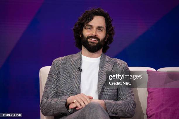 Penn Badgley on Wednesday, March 15, 2023 --