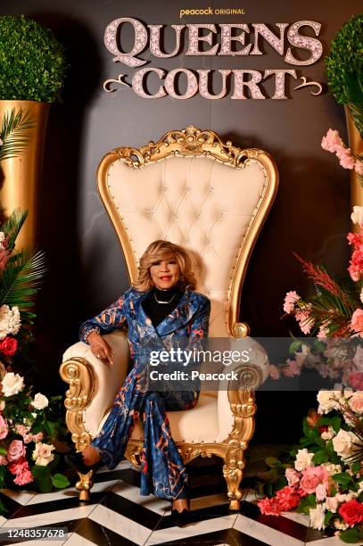 Queens Court Activation" -- Pictured: Evelyn Braxton at the Knife Modern Mediterranean on March 14, 2023 --