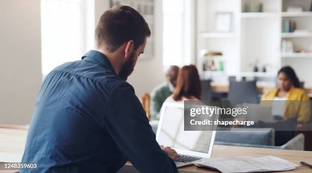 Man Behind Computer Laptop Photos and Premium High Res Pictures - Getty ...