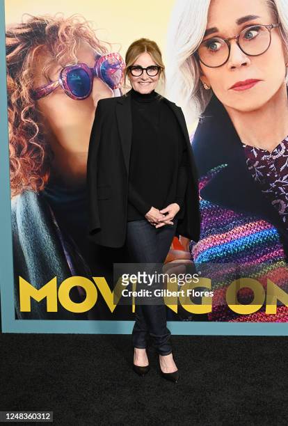 Maureen McCormick at the premiere of "Moving On" held at DGA Theater on March 15, 2023 in Los Angeles, California.