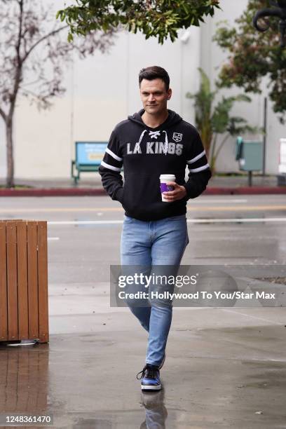 Kash Hovey is seen on March 15, 2023 in Los Angeles, California.