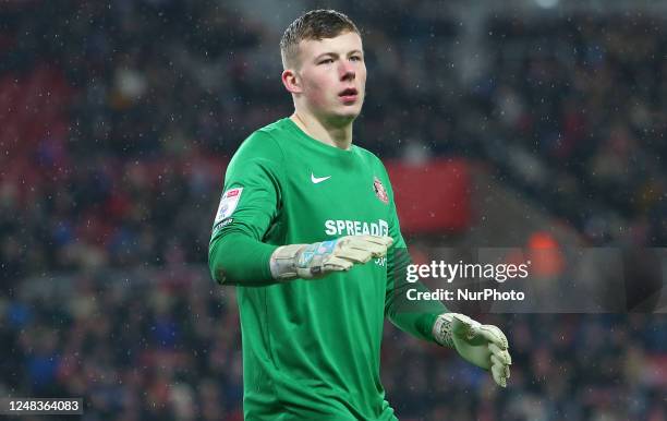 Sunderland Goalkeeper Anthony Patterson during the Sky Bet Championship match between Sunderland and Sheffield United at the Stadium Of Light,...