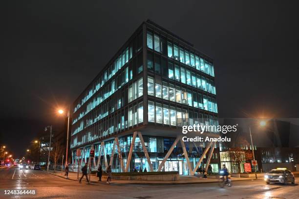 View of Google Cloud building in Grand Canal area, Dublin, Ireland on February 15, 2023. A few days ago, Google's parent company, Alphabet, said it...