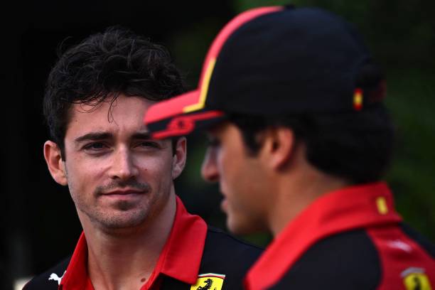 Leclerc and Sainz