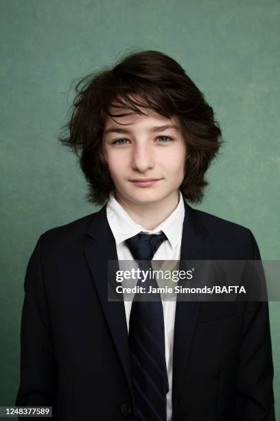 Actor Sunny Suljic is photographed for BAFTA on April 4, 2019 in London, England.
