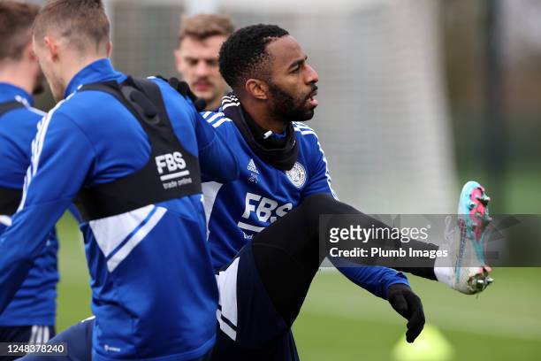 Ricardo Pereira of Leicester City during the Leicester City training session at Leicester City Training Ground, Seagrave on March 16, 2023 in...