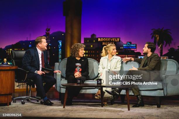 The Late Late Show with James Corden airing Wednesday, March 15 with guests Lily Tomlin, Sienna Miller, Kit Harington, and Dan Levy.