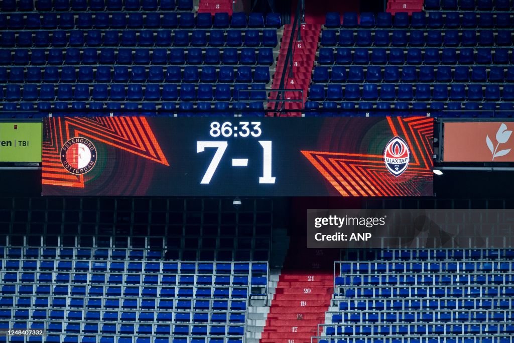 Feyenoord v Shakhtar Donetsk: Round of 16 Leg Two - UEFA Europa League"Feyenoord Rotterdam v Shakhtar Donetsk"
