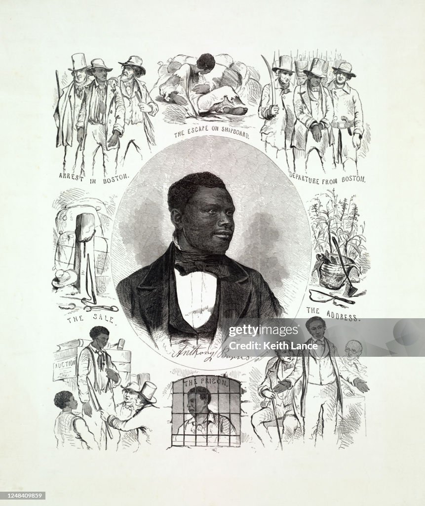 Life and Portrait of Fugitive Slave Anthony Burns