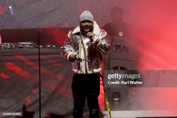 Greedo at Billboard Presents The Stage at SXSW held at the Moody Amphitheater at Waterloo Park on March 16, 2023 in Austin, Texas.