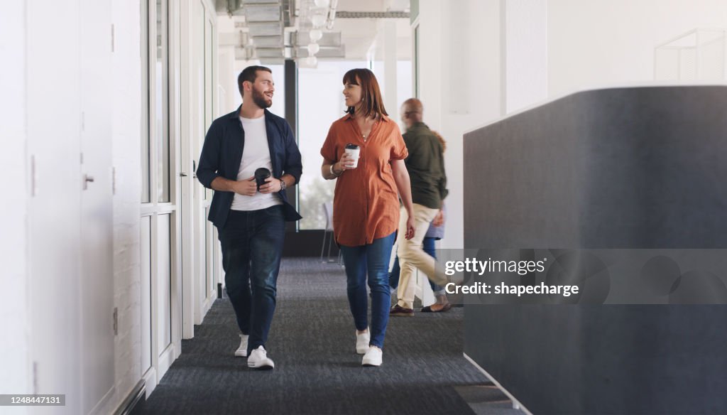 Getting back to work, with their fuel in hand