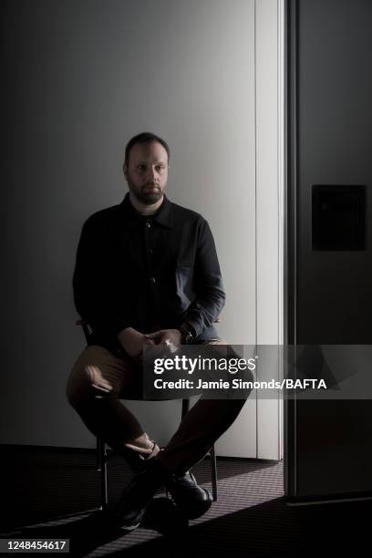 Film director Yorgos Lanthimos is photographed for BAFTA on February 2, 2018 in London, England.