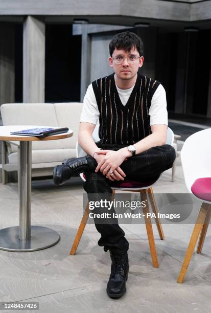 Asa Butterfield at rehearsals for a Poetry For Every Day Of The Year event at the National Theatre in London. Picture date: Friday March 17, 2023.