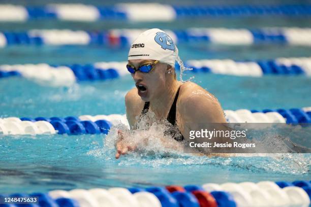 Skyler Smith during the Division I Womens Swimming & Diving Championships held at the Allan Jones Aquatic Center on March 17, 2023 in Knoxville,...