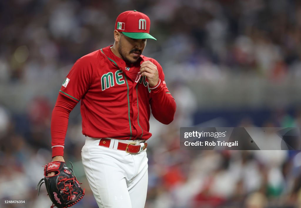 JoJo Romero of Team Mexico walks off the field during the 2023 World