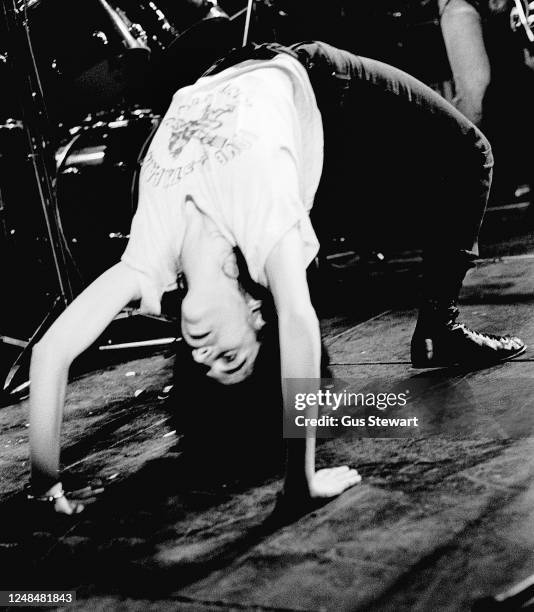 Patti Smith performs for the first time in the UK at the Roundhouse, London, England, on May 16, 1976.