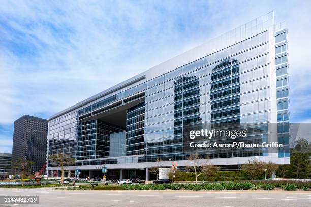 General views of the CAA talent agency in Century City on March 17, 2023 in Century City, California.