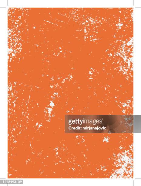 orange grunge-textur - zerkratzt stock-grafiken, -clipart, -cartoons und -symbole