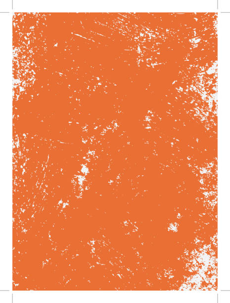 orange grunge texture - scratched paper stock illustrations