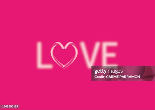 drawing pattern with heart - fuchsia flower stock illustrations