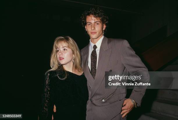 American actress Christina Applegate and American actor Harold Pruett attend the 41st Annual Primetime Emmy Awards, held at Pasadena Civic Auditorium...