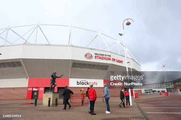 General View of the Stadium of Light during the Sky Bet Championship match between Sunderland and Luton Town at the Stadium Of Light, Sunderland on...